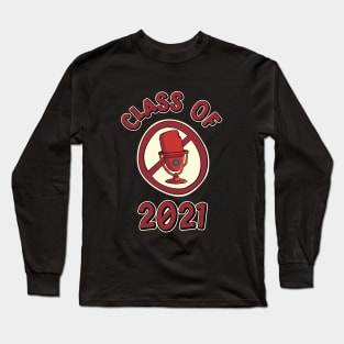 Class of 2021 Muted Mic Virtual Learning Graphic Long Sleeve T-Shirt